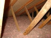 Attic insulation and air sealing work in progress