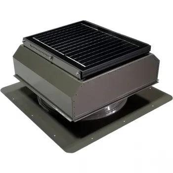 AB-5523A solar breeze solar attic fan gray