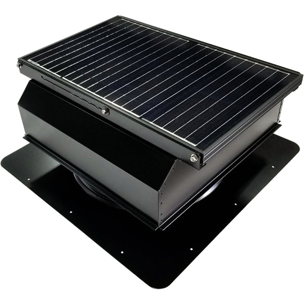 attic breeze solar attic fan ab4523 black