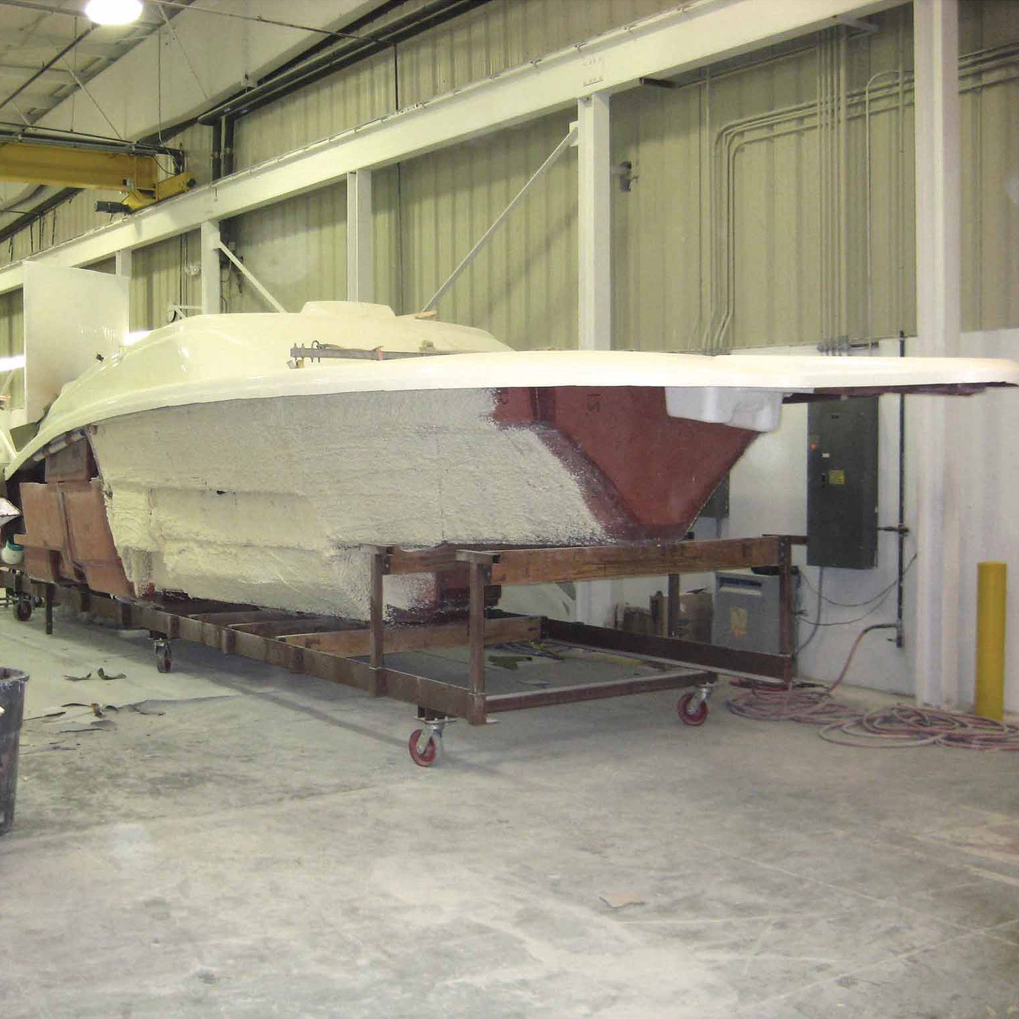 HandiFoam® Channel Fill HFO (Channel Fill / PIP) Spray Foam Kit boat applicatoin