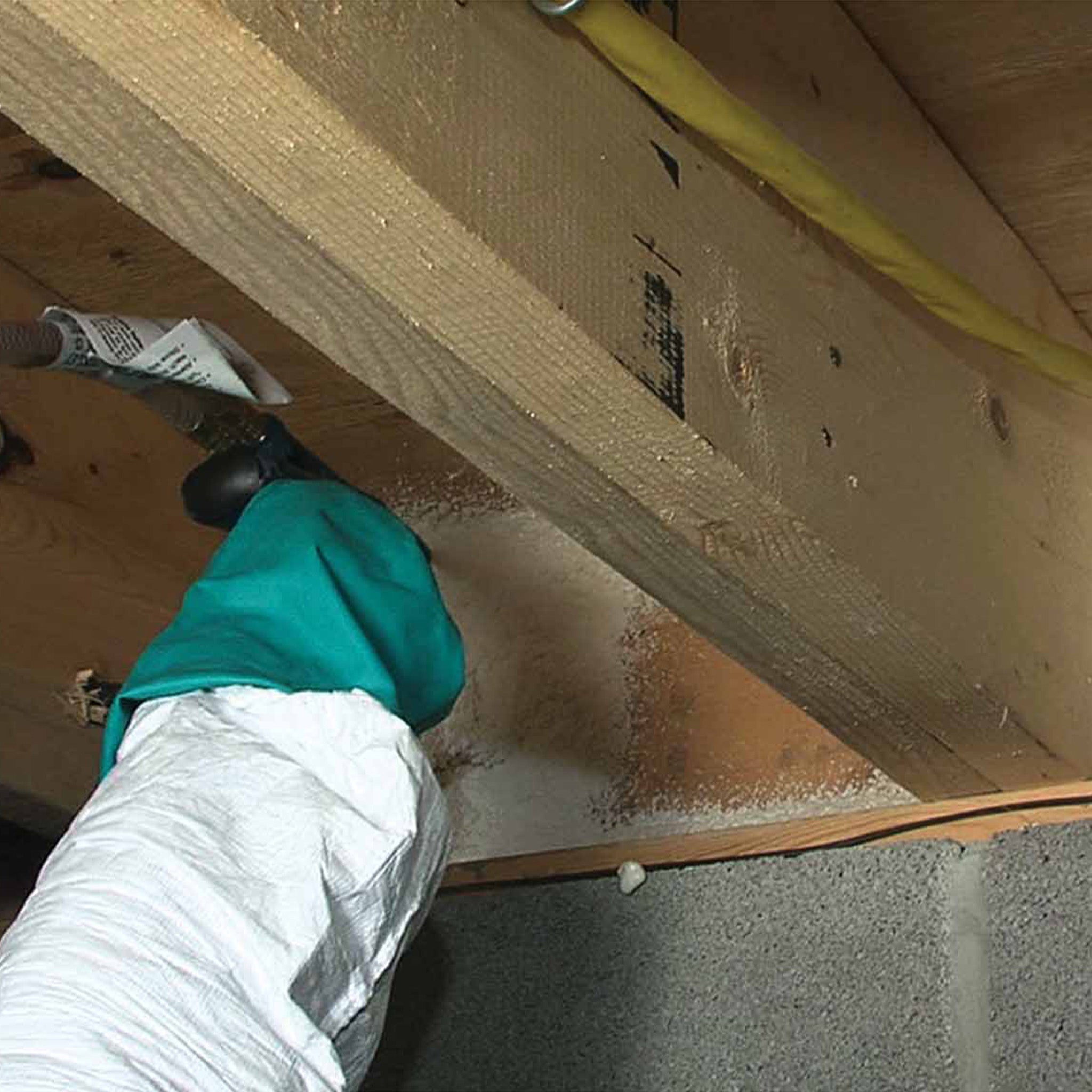 handifoam quick cure foam roof joist application