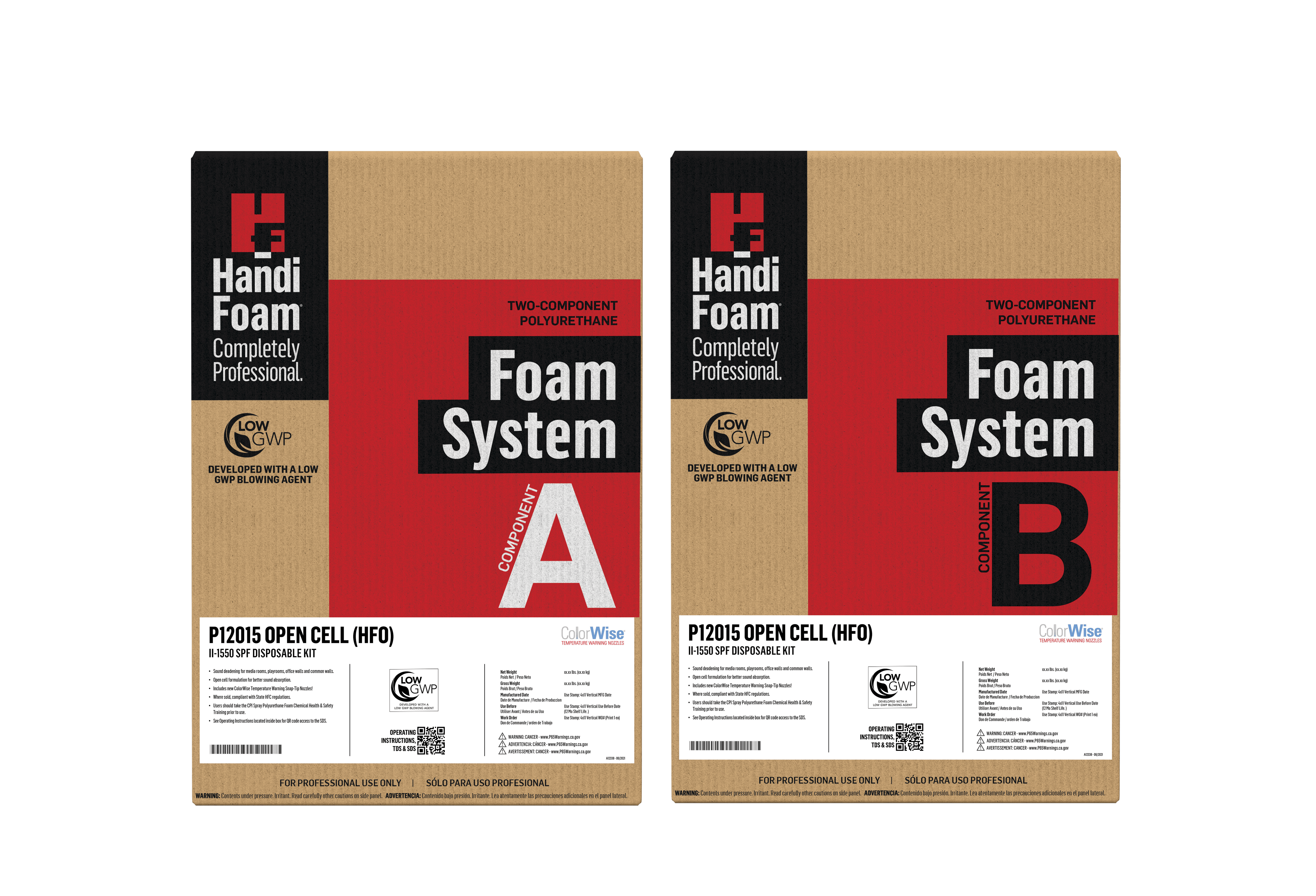Open Cell / Sound Barrier Spray Foam Insulation Kits - HandiFoam® Low Density (HFO) - Energy Efficient Solutions LLC