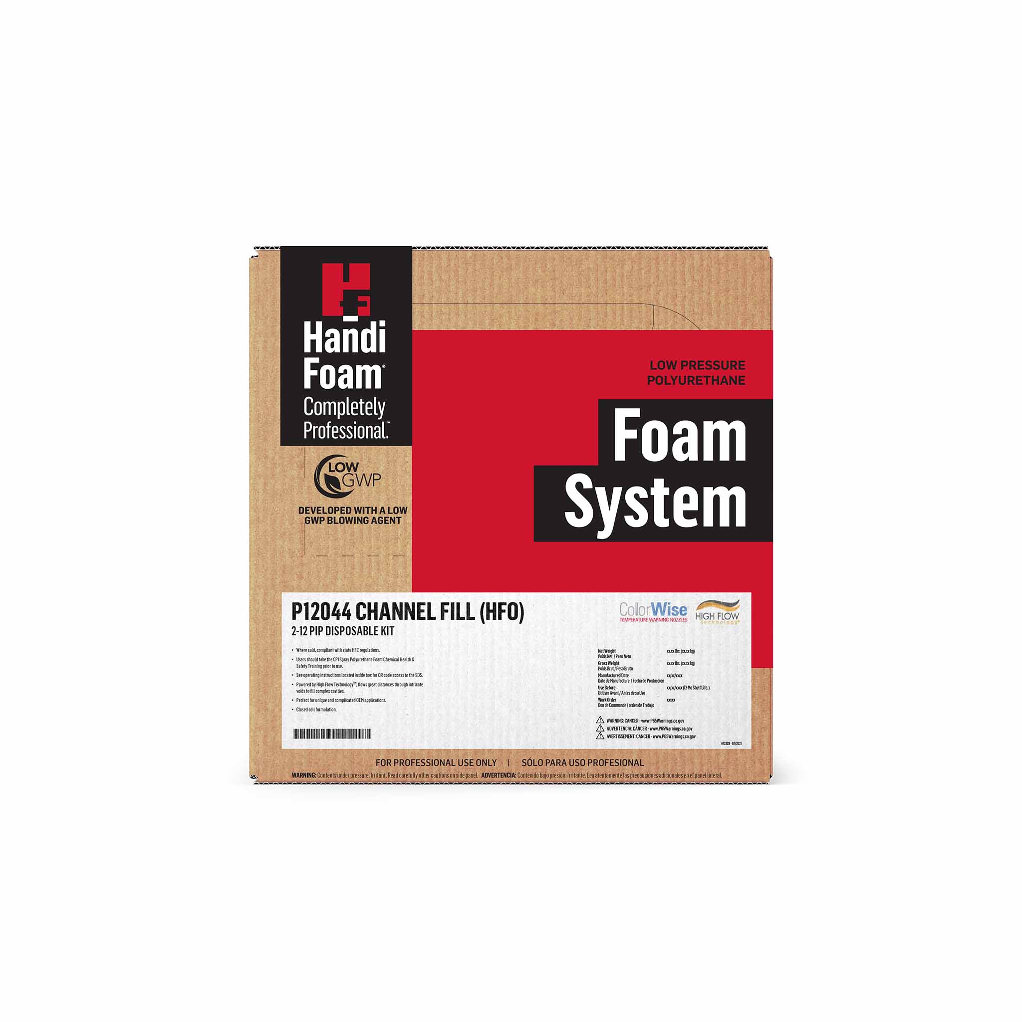 p12044 HandiFoam® Channel Fill HFO (Channel Fill / PIP) Spray Foam Kit