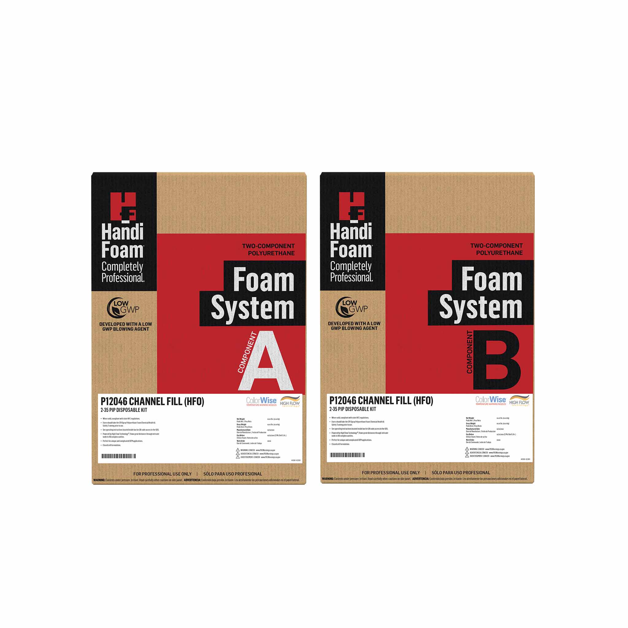 p12046 HandiFoam® Channel Fill HFO (Channel Fill / PIP) Spray Foam Kit