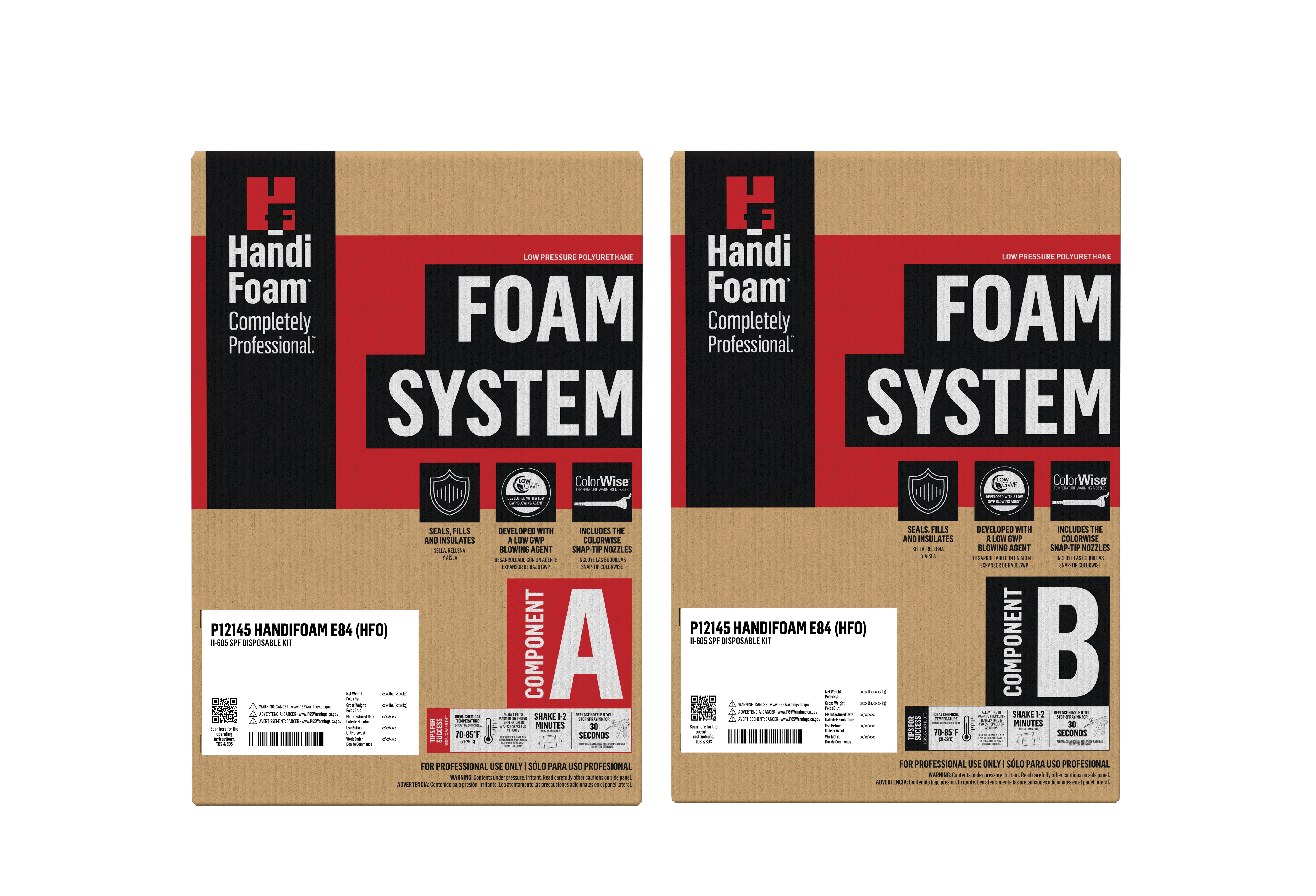 Closed Cell Spray Foam Insulation Kit - 605bf HandiFoam® Quick Cure (HFO)