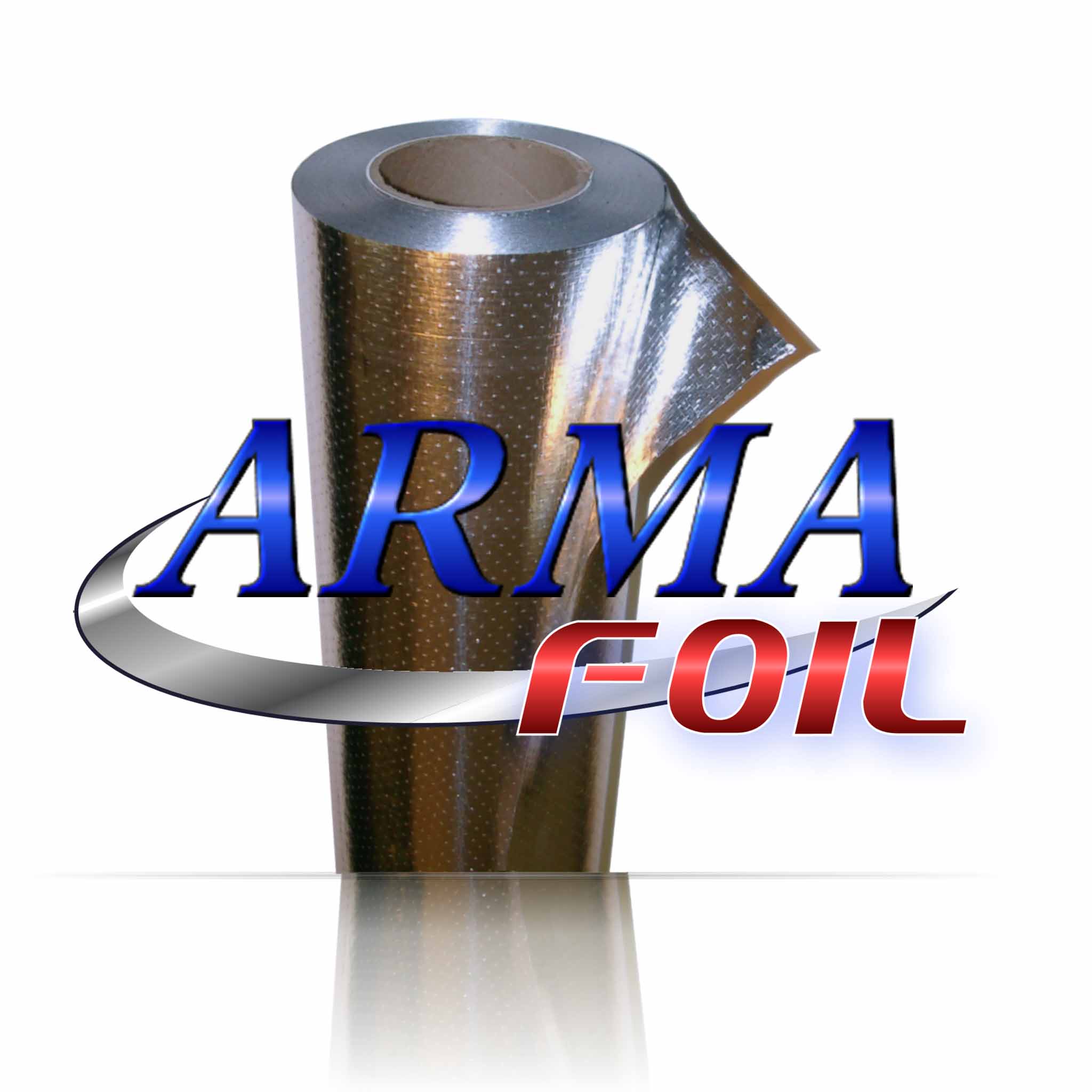 armafoil radiant barrier roll with logo