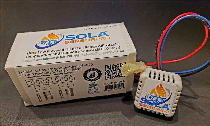 SolaSensorPRO™ Adjustable Temperature & Humidity Sensor - Energy Efficient Solutions LLC