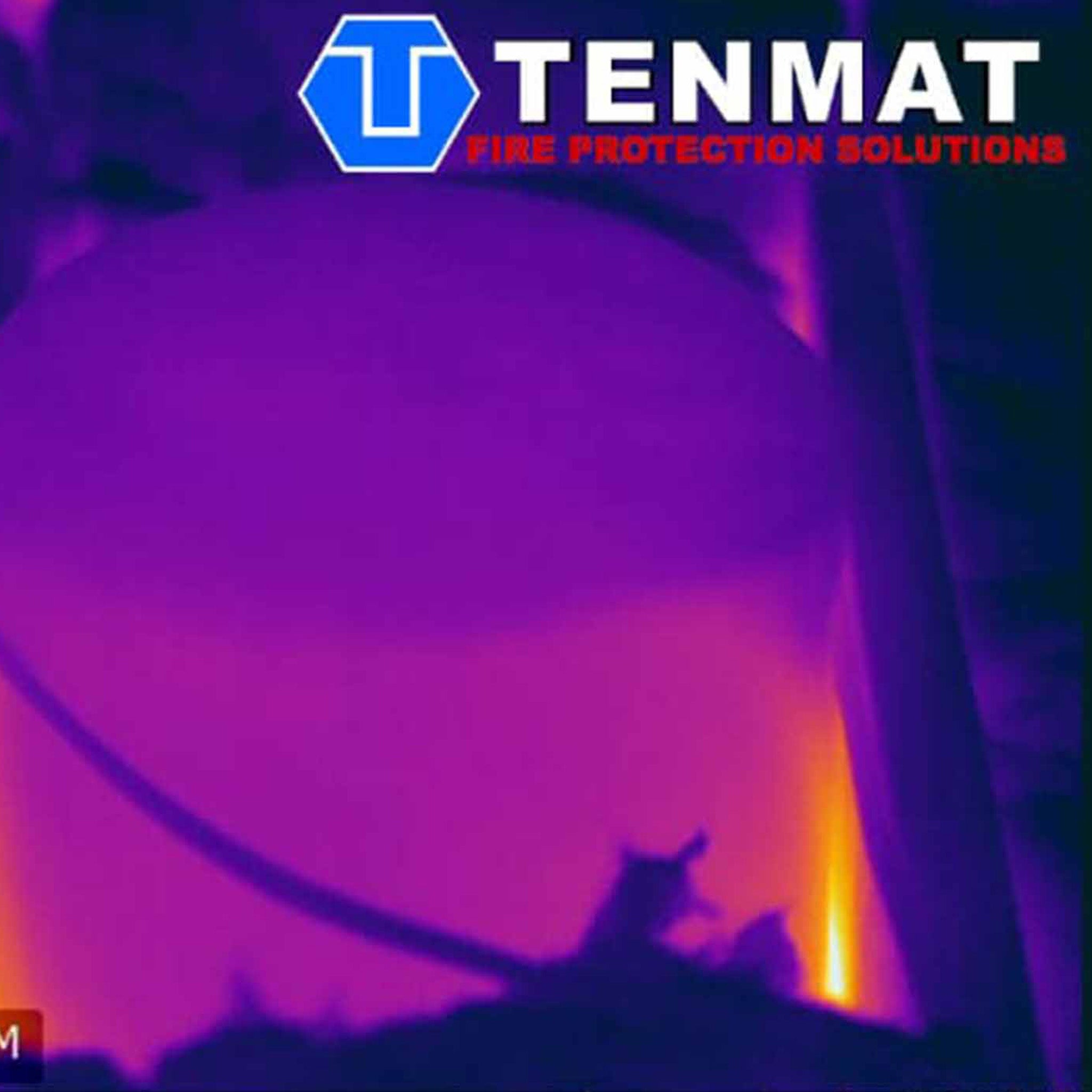 Recessed Light Covers - TENMAT® open box ff130 ff135 installed heat reduction image