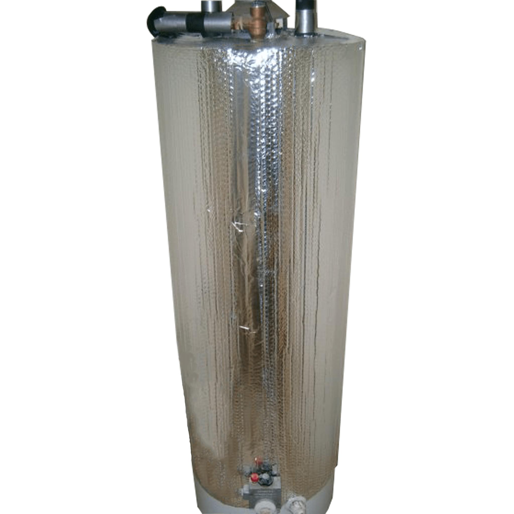 water heater insulation wrap installed double bubble radiant barrier