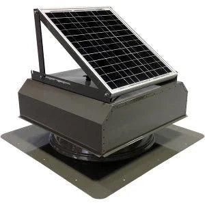 attic breeze 2523a solar attic fan gray