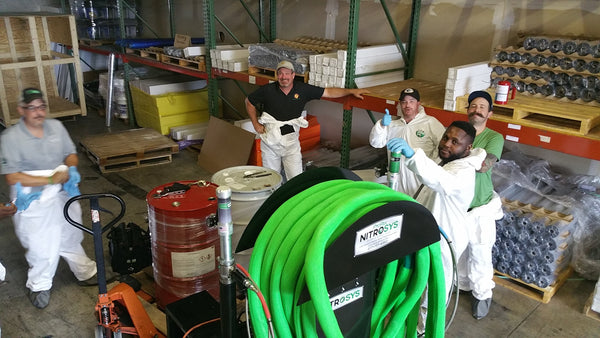 NitroSys spray foam equipment and team