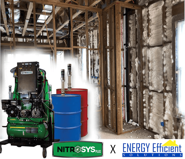 Nitrosys PLUS spray foam system illustration