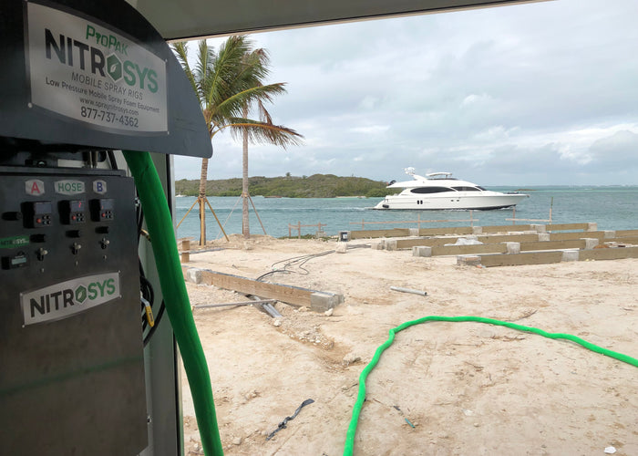 Spray Foam Insulation on Remote Locations: How NitroSys Plus Improves Spray Foam Installation on Islands