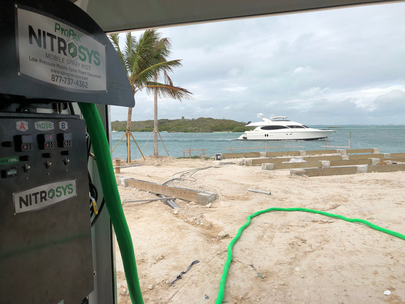 Spray Foam Insulation on Remote Locations: How NitroSys Plus Improves Spray Foam Installation on Islands