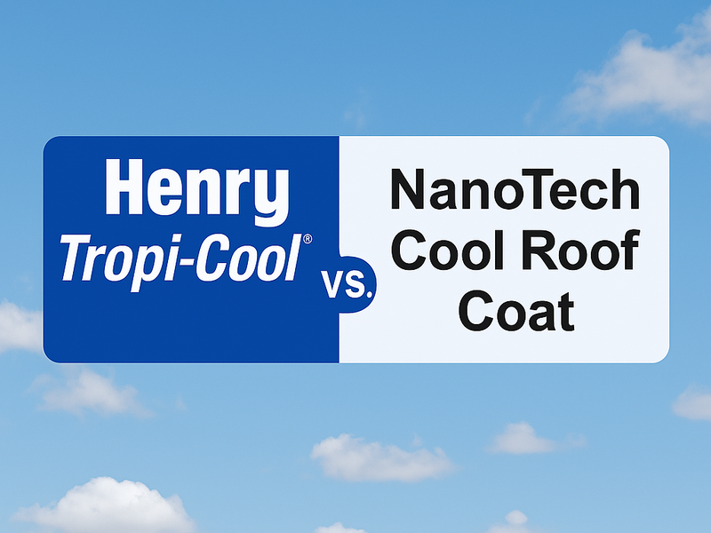 Nanotech Reflective Roof Coating – Reduce Heat & Lower Energy Costs