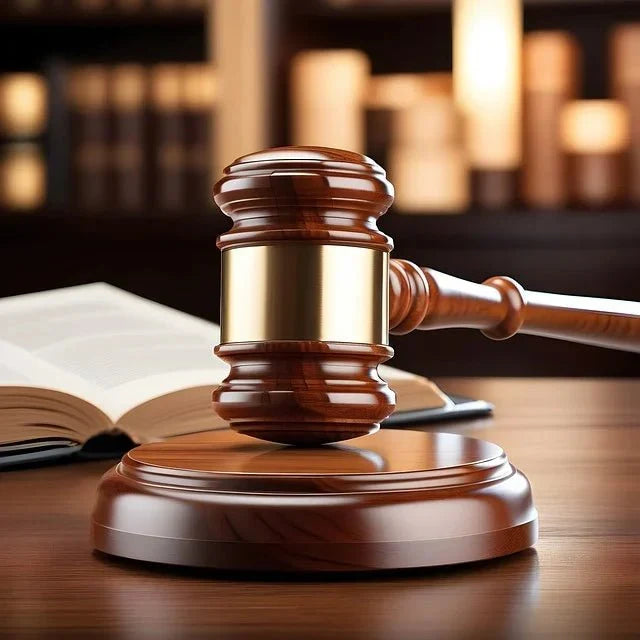 Judge gavel representing insulation codes and legal requirements