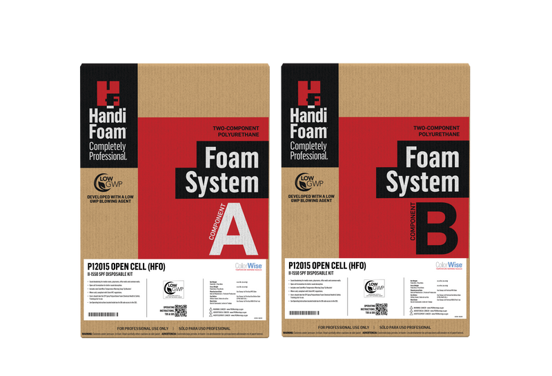 Open Cell / Sound Barrier Spray Foam Insulation Kits - HandiFoam® Low Density (HFO)