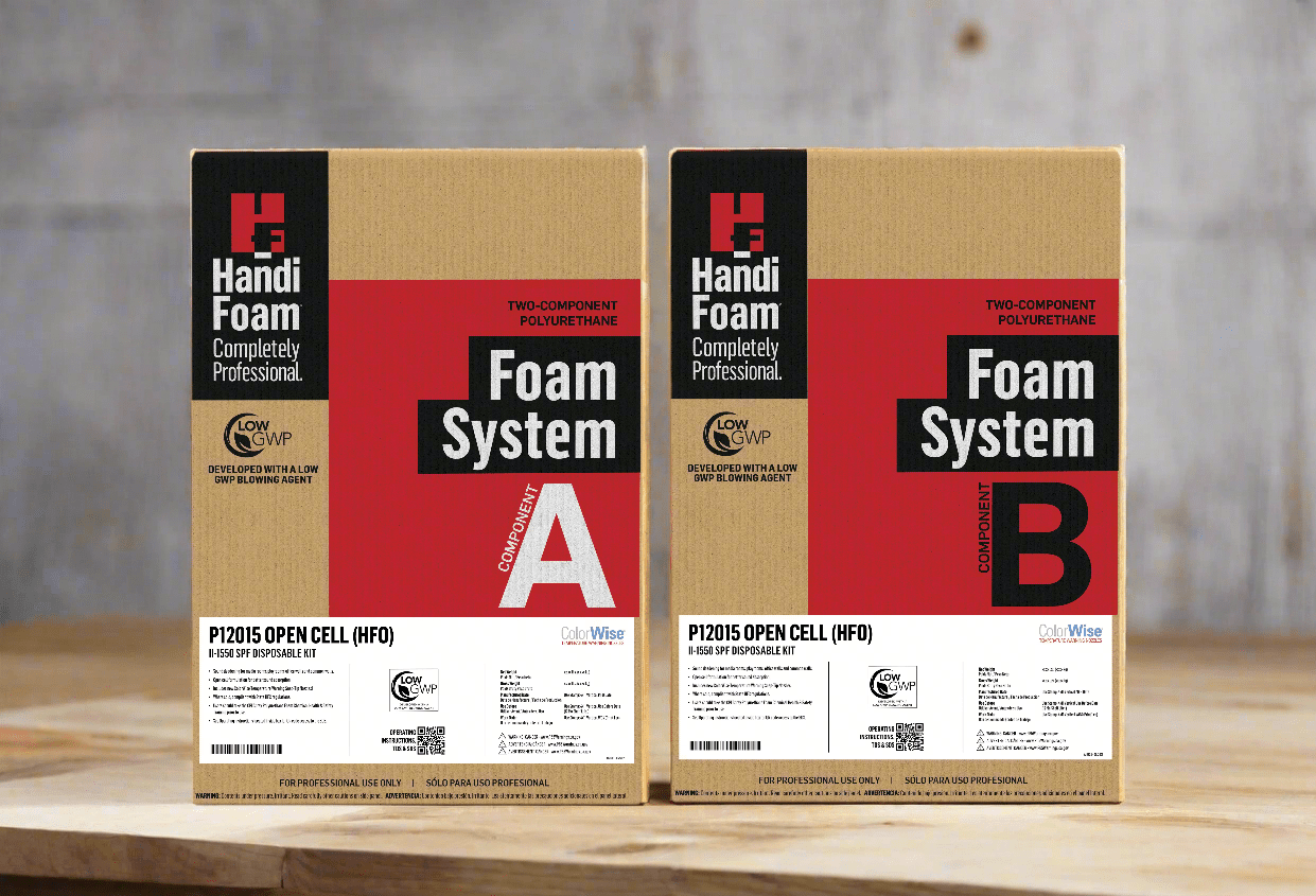 Open Cell / Sound Barrier Spray Foam Insulation Kits - HandiFoam® Low