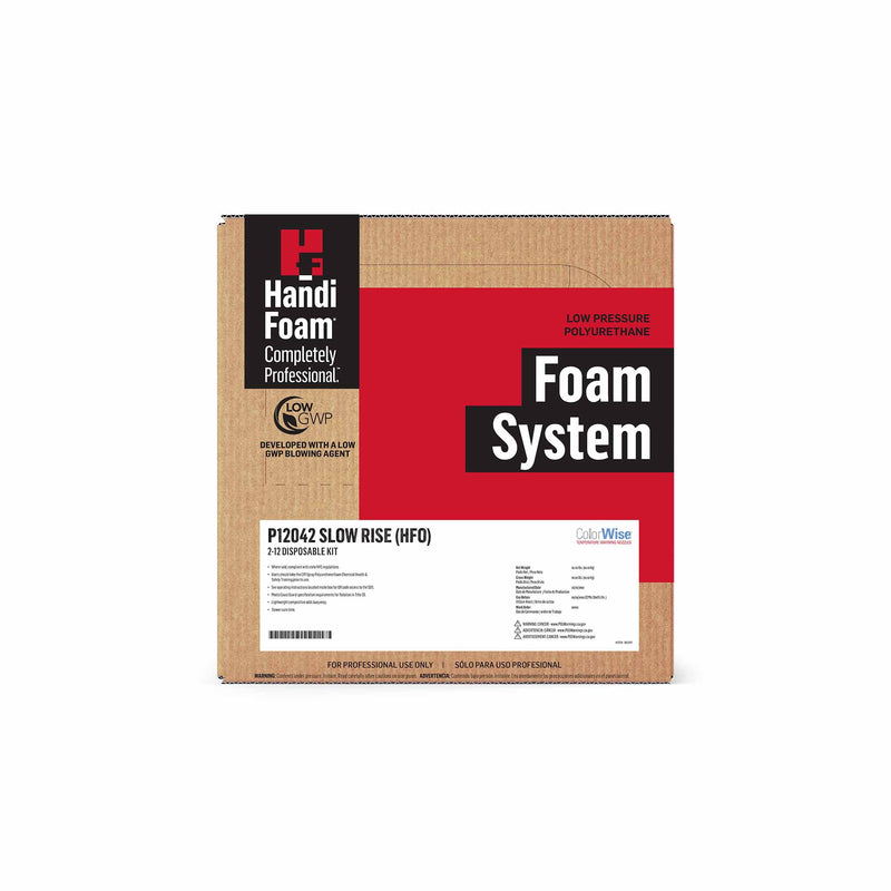 p12042 handifoam slow rise hfo spray foam kit 12cuft cavity fill / pour-in-place foam