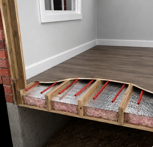 Radiant Barrier in the Floor