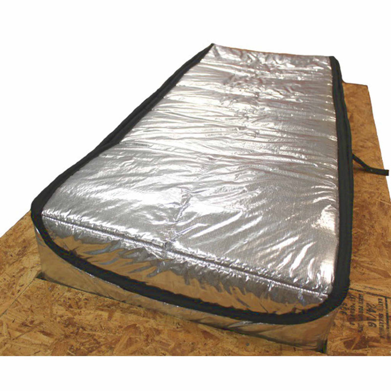 radiant barrier attic hatch door insulated cover closed