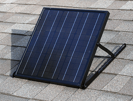 35 Watt Remote Solar Panel Kit with Angle Bracket - Energy Efficient Solutions LLC