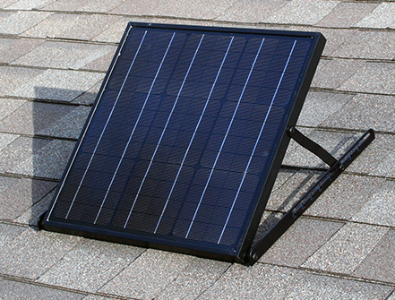 35 Watt Remote Solar Panel Kit with Angle Bracket