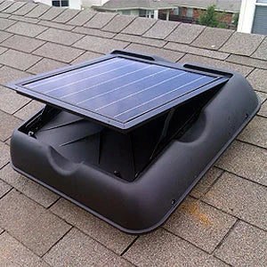 solar royal solar attic fan srsf-35w10 black installed